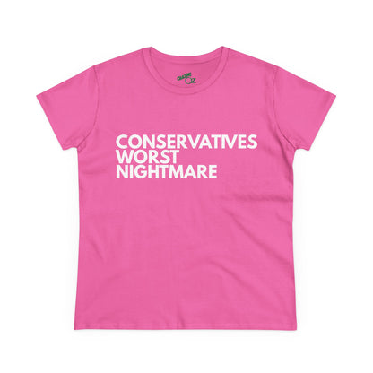 Conservative Nightmare - Women's Cotton Tee