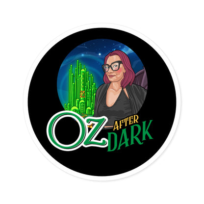 Oz After Dark Round Stickers - Indoor/Outdoor