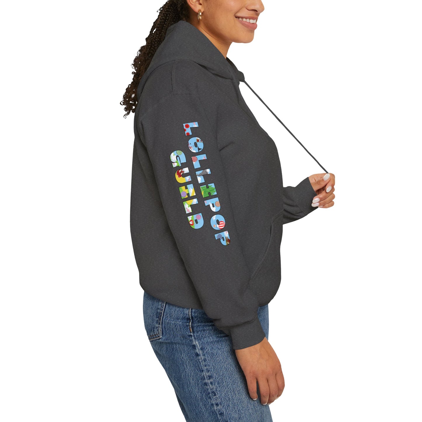 Lollipop Guild Design on Back - Unisex Hoodie