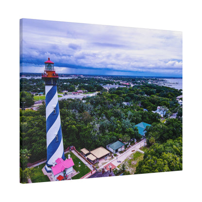 St. Augustine Lighthouse Matte Canvas, Stretched, 0.75"