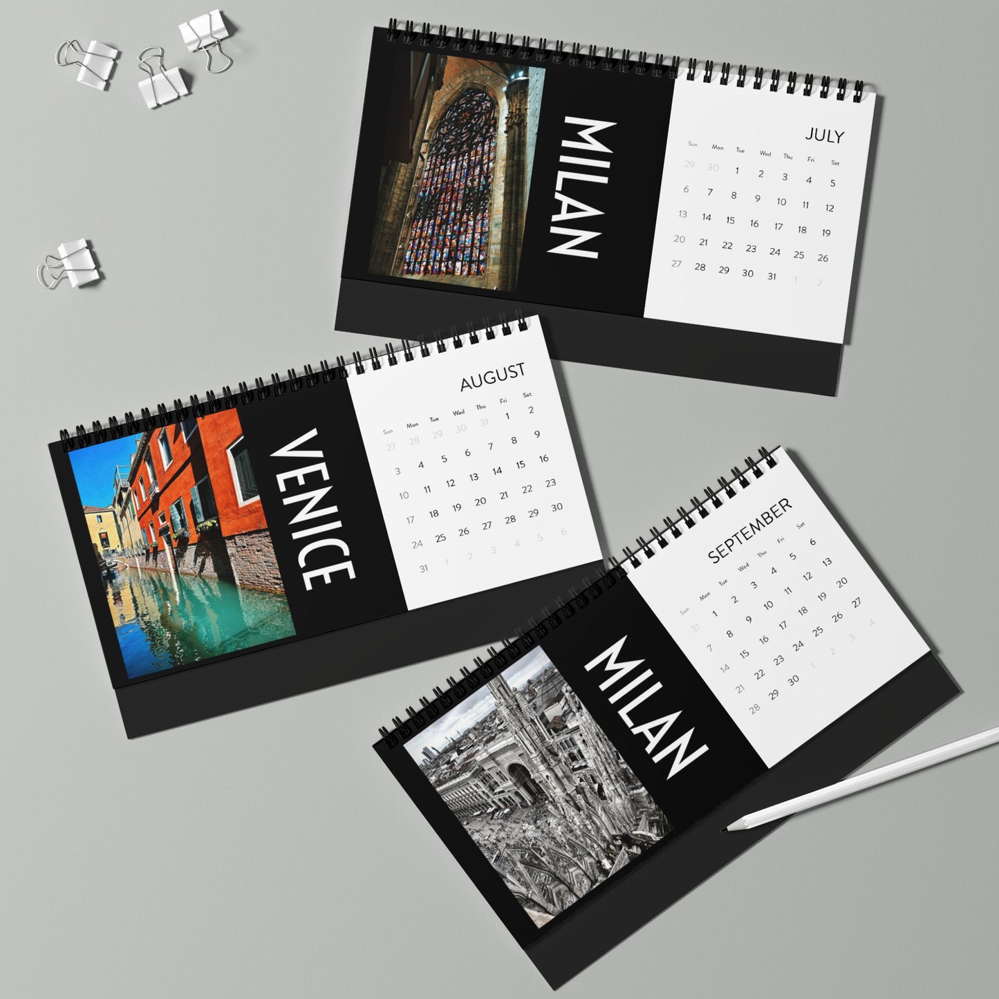 Chasing Oz Art Italy 2025 Desktop Calendar