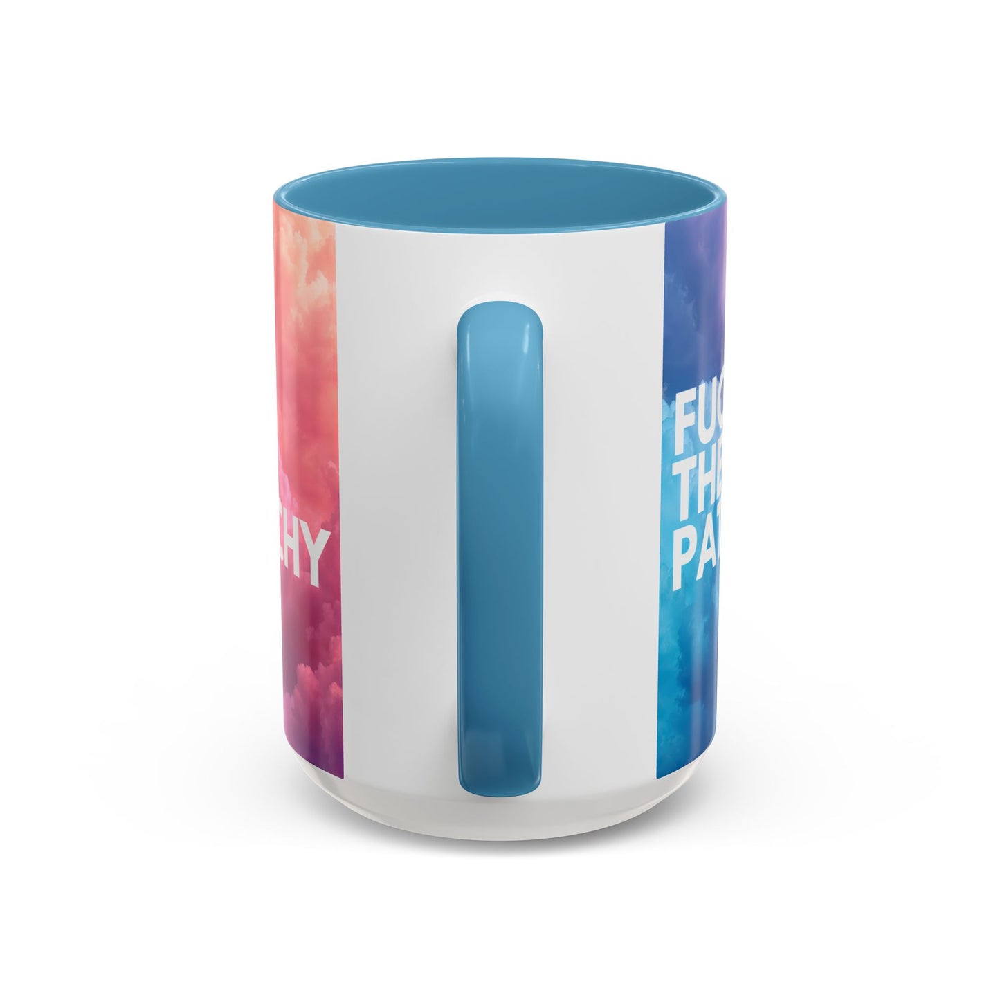 F the Patriarchy - Accent Coffee Mug
