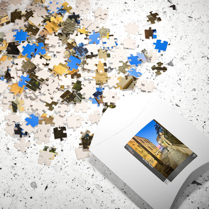 Amalfi Coast Nights Sunset Coastal Alley- Puzzle