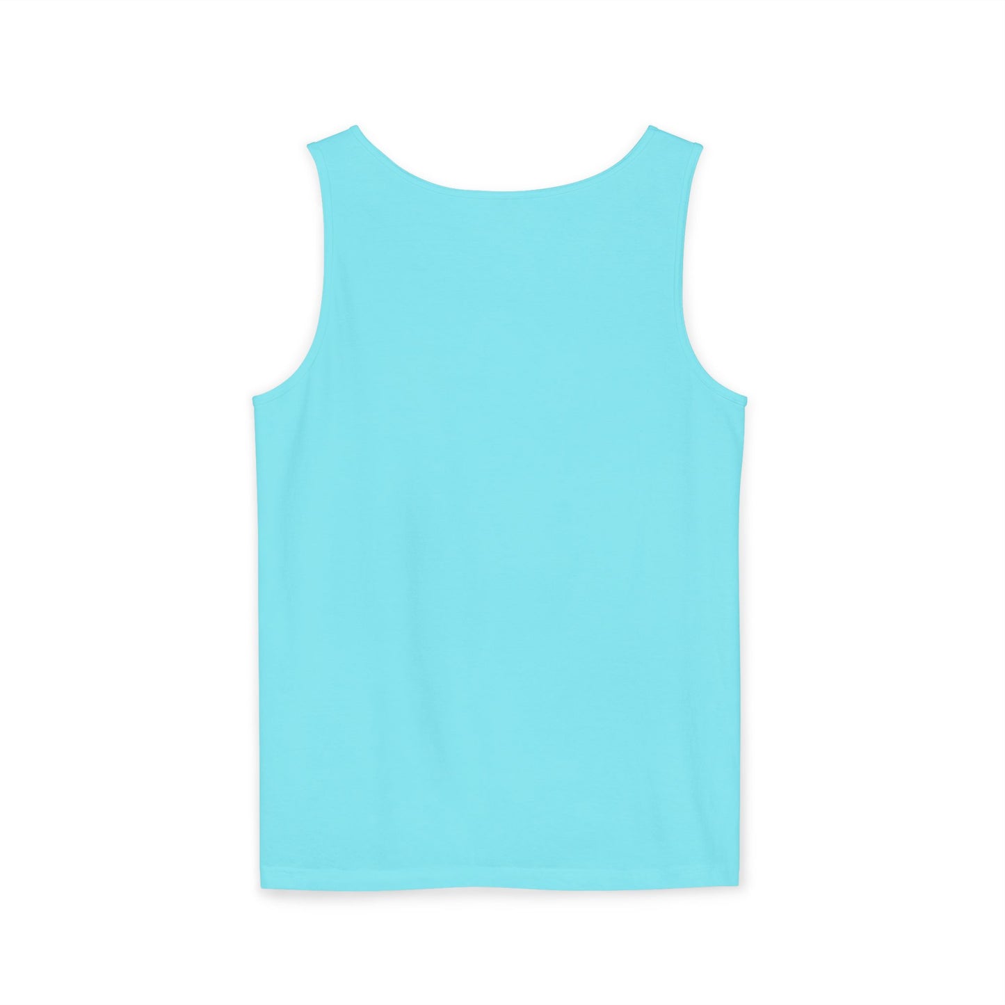 Please STFU Unisex Garment-Dyed Tank Top