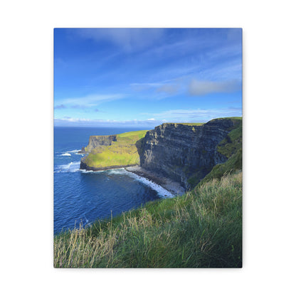 Cliffs of Moher Coastal Scene - Matte Stretched Canvas Print (1.25")