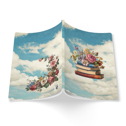 Free Your Mind Floral Sky - Softcover Journal