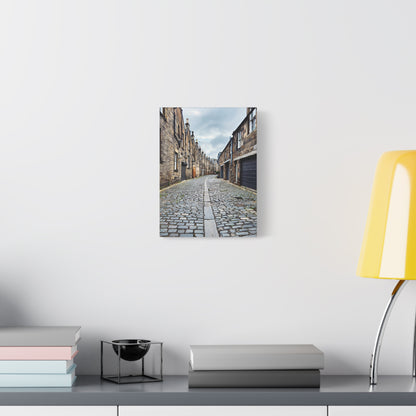 Scotland Cobblestone Alley - Stretch Matte Canvas (1.25")