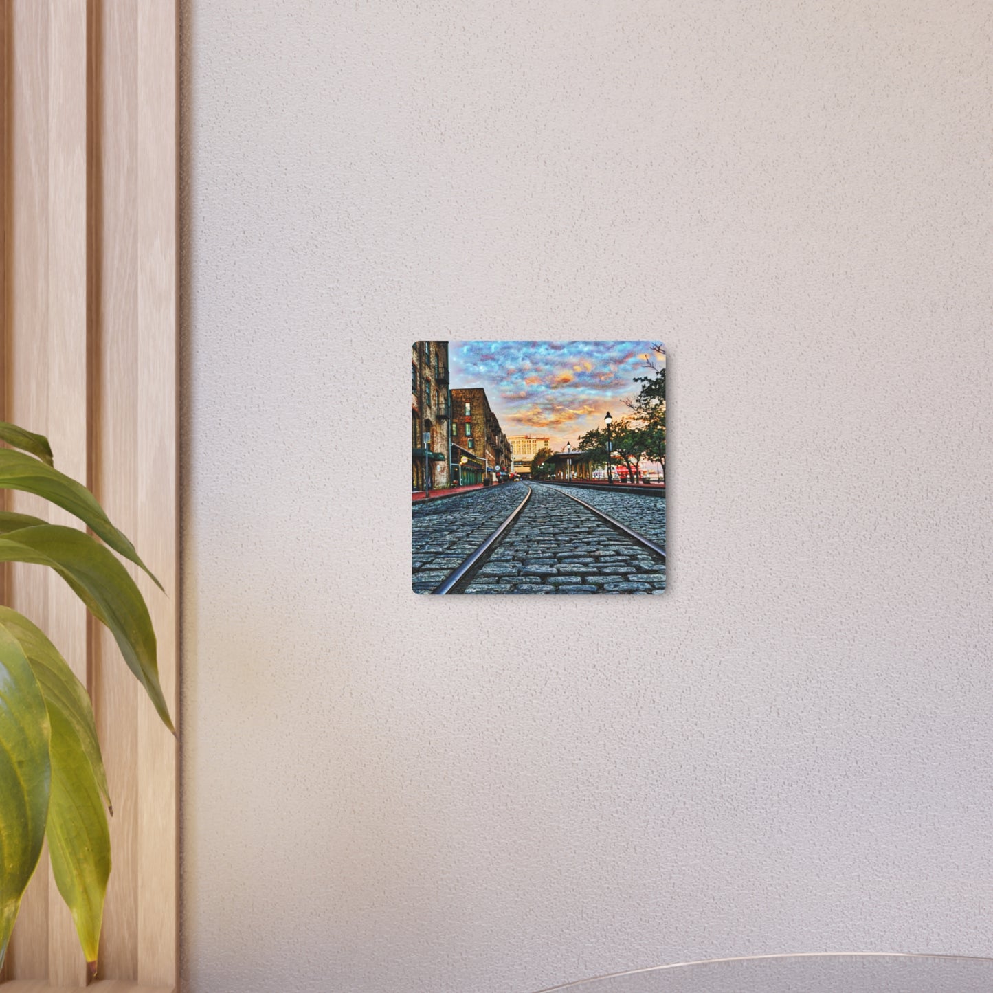 Historic River Street Sunrise - Metal Art Print