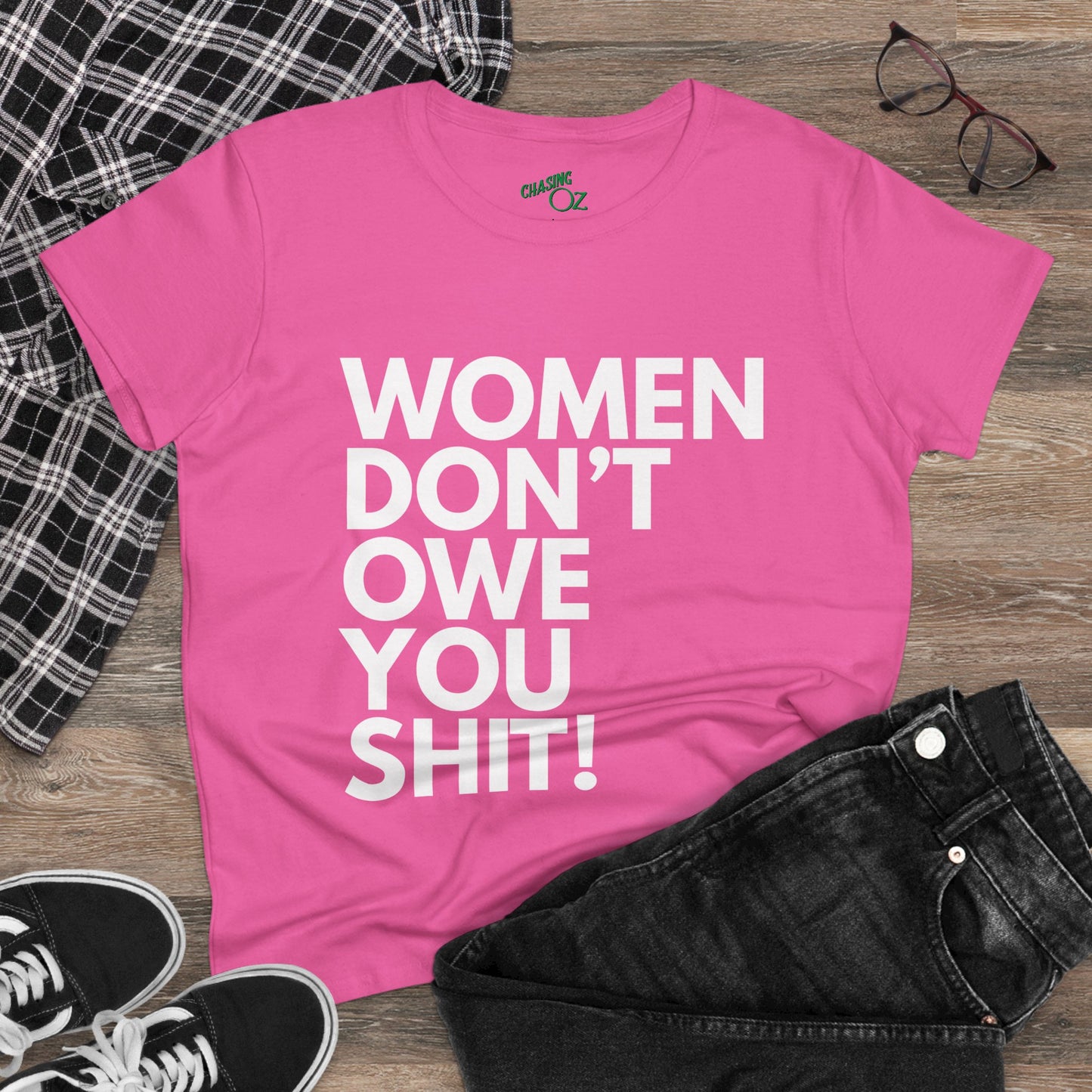 Women Don't Owe You - Women's Fitted Tee