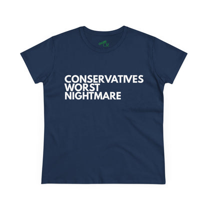 Conservative Nightmare - Women's Cotton Tee