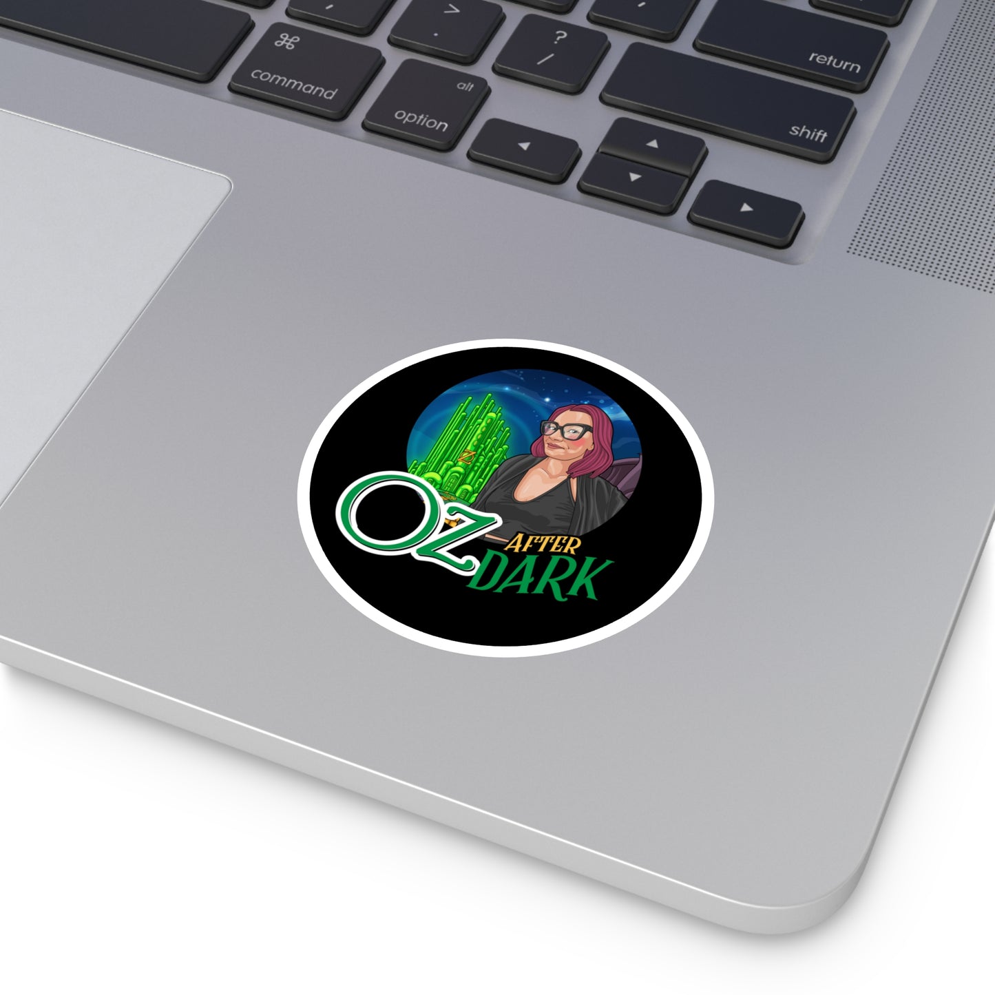 Oz After Dark Round Stickers - Indoor/Outdoor