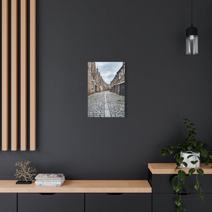 Scotland Cobblestone Alley - Stretch Matte Canvas (1.25")
