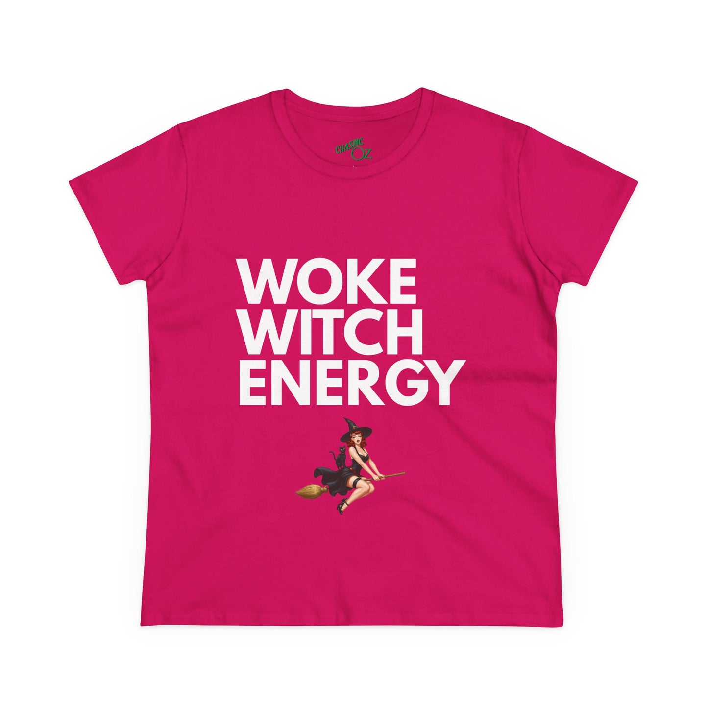 Woke Witch Energy - Womens Fitted Tee