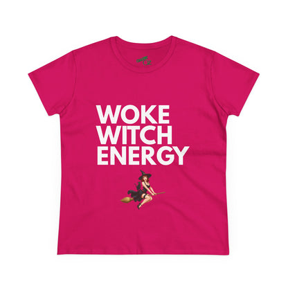 Woke Witch Energy - Womens Fitted Tee