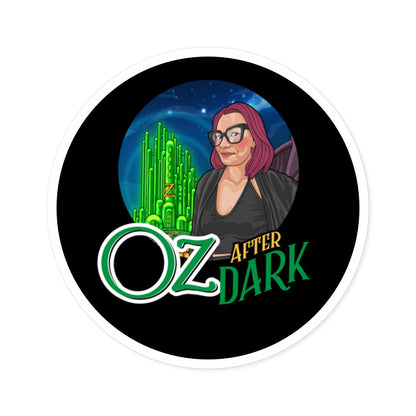 Oz After Dark Round Stickers - Indoor/Outdoor