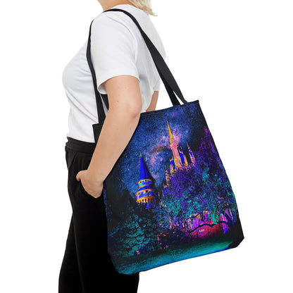 Chasing Oz Art Midnight Cinderella Castle - Reusable Tote Bag