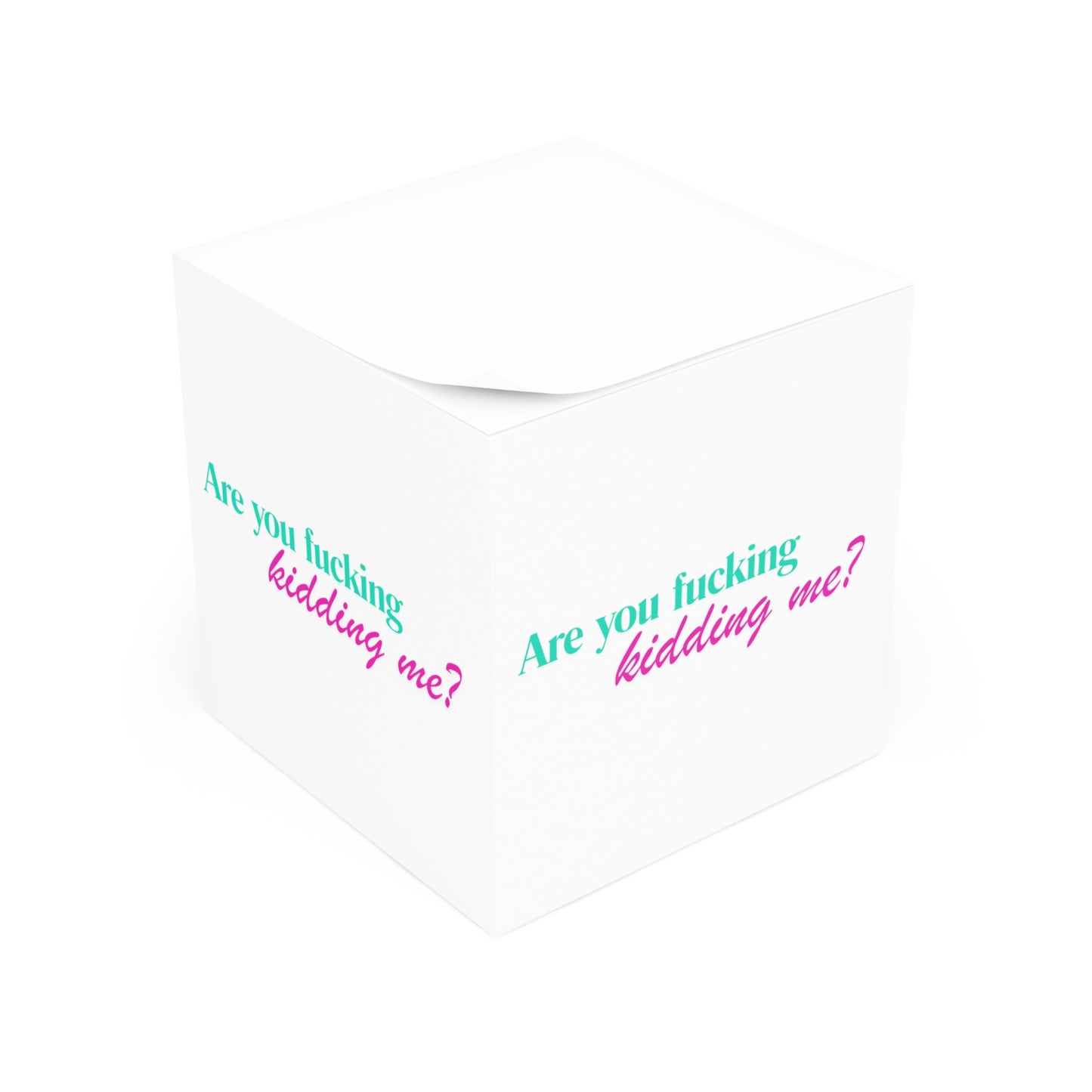 Are You Kidding Me - Note Cube