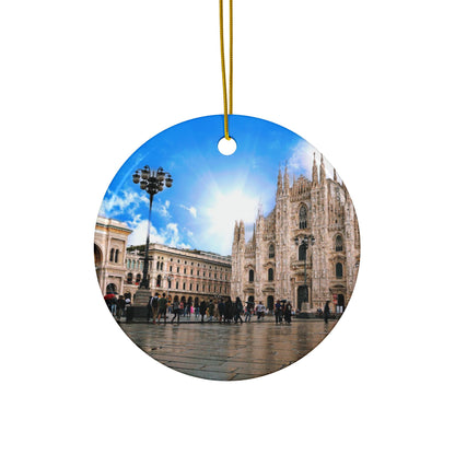 Milan Duomo by Chasing Oz - Double-sided Ceramic Ornaments