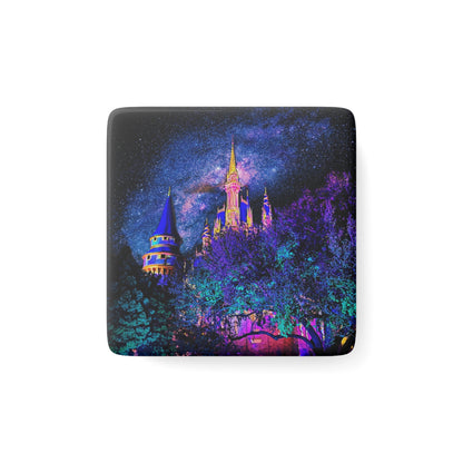 Midnight Disney Porcelain Square Magnet