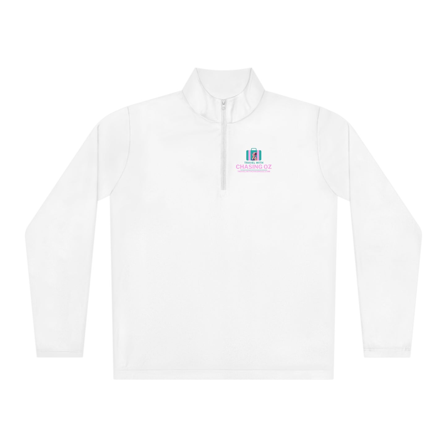 Travel with Chasing Oz Unisex Quarter-Zip Pullover