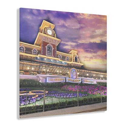 Chasing Oz Art Magic Kingdom 50th Anniversary - Acrylic Art Prints