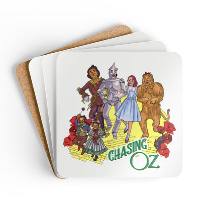 Official Chasing Oz Corkwood Coaster Set of 4