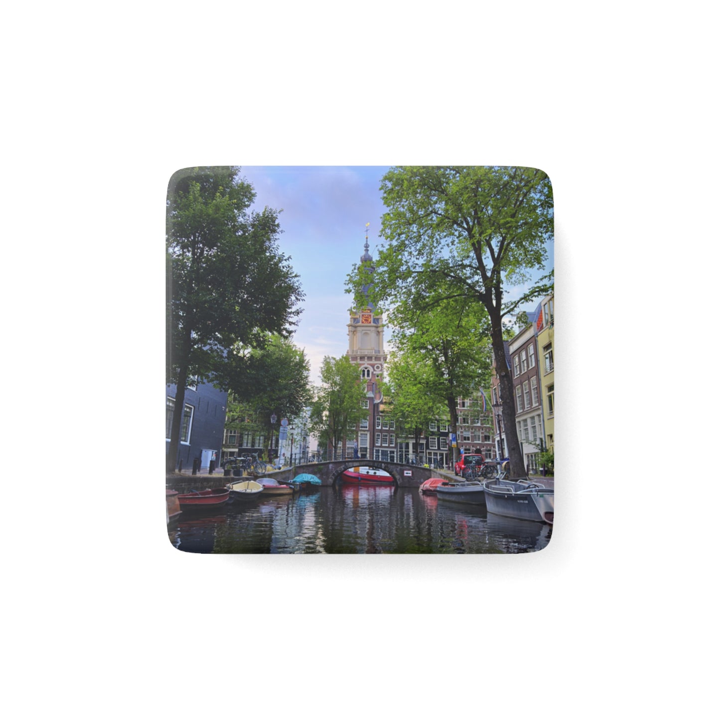 Amsterdam at Sundown - Porcelain Magnet