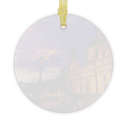 Chasing Oz Rome Sunset Glass Ornaments