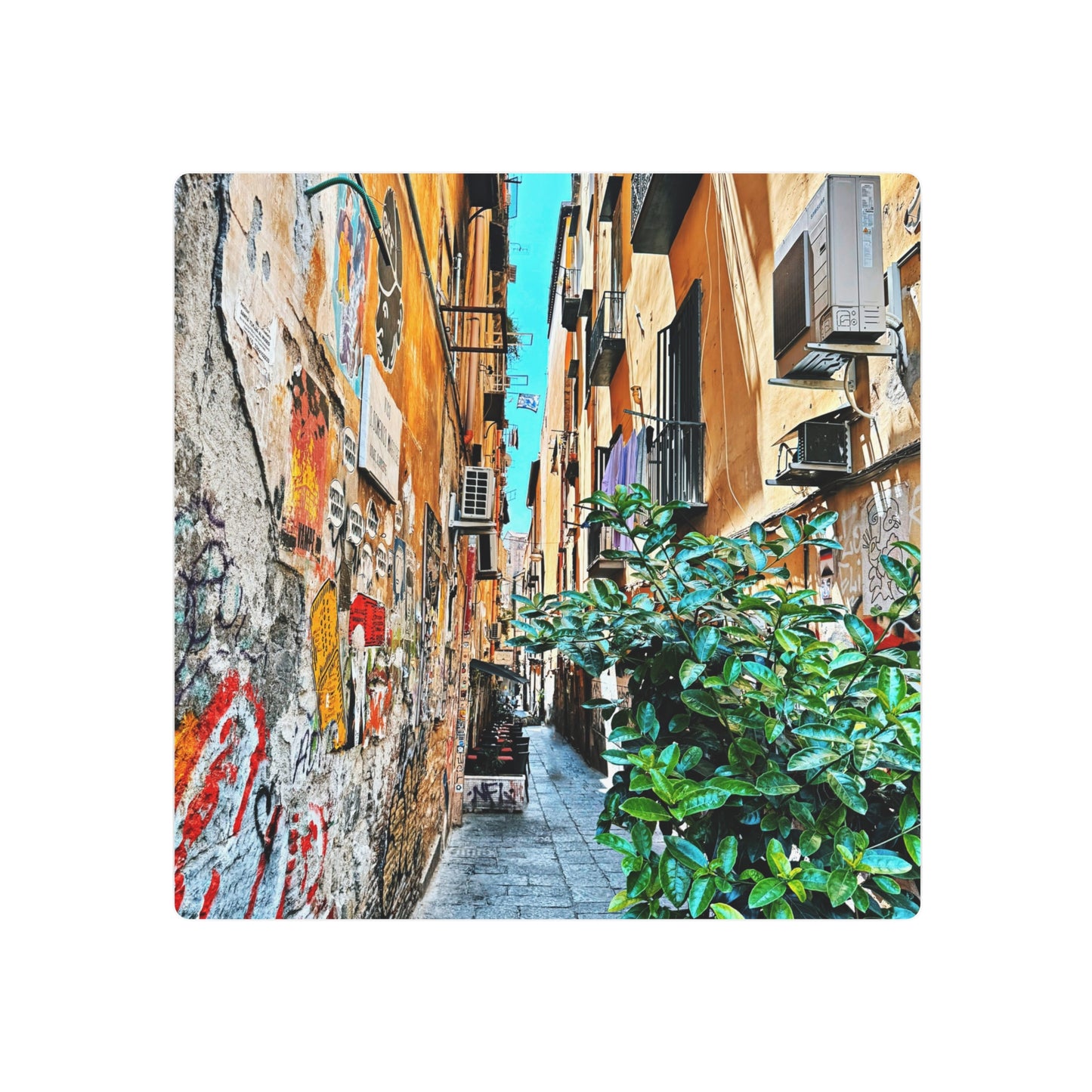 Italian Alleyway - Metal Wall Art