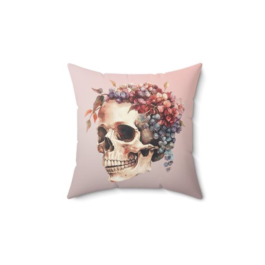 Floral Skull - Decorative Pillow