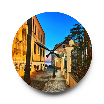 Sorrento Nights - Acrylic Wall Clock