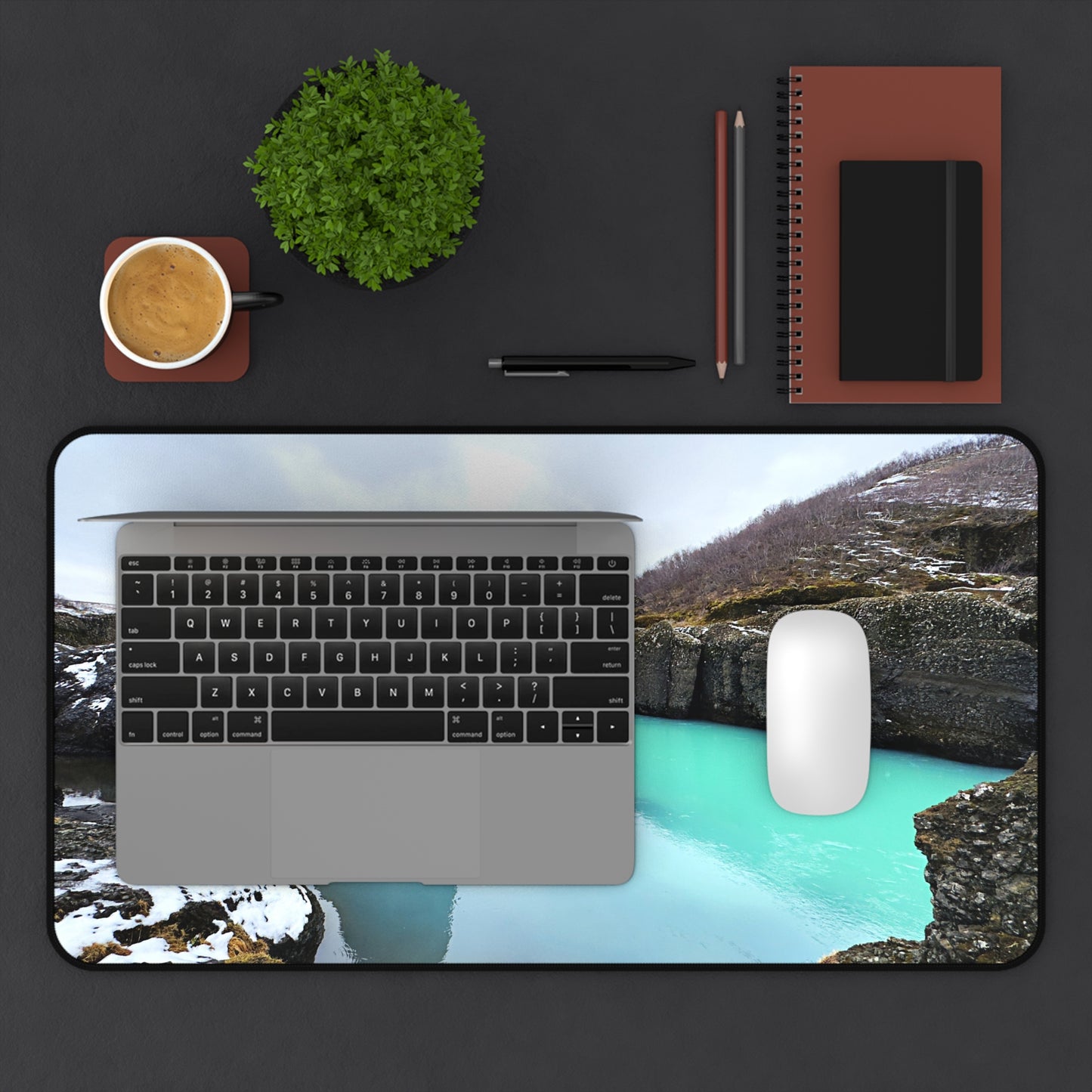 Icelandic Tranquility - Scenic Desk Mat
